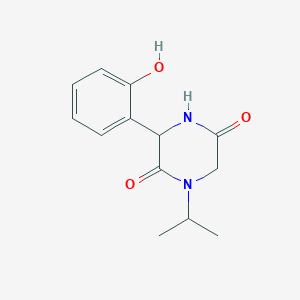 3-(2-Hydroxyphenyl)-1-isopropylpiperazine-2,5-dione