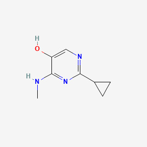 2-Cyclopropyl-4-(methylamino)pyrimidin-5-ol