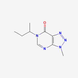 6-(sec-butyl)-3-methyl-3H-[1,2,3]triazolo[4,5-d]pyrimidin-7(6H)-one