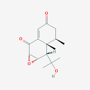 (1aS,6R,6aR,7S,7aS)-7-(2-hydroxypropan-2-yl)-6,6a-dimethyl-5,6,7,7a-tetrahydro-1aH-naphtho[2,3-b]oxirene-2,4-dione