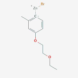 4-(2-Ethoxyethoxy)-2-methylphenylZinc bromide