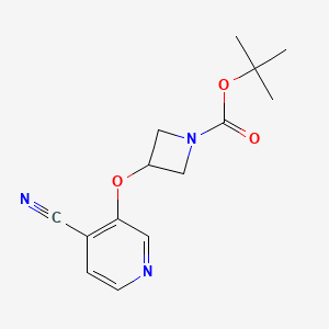 Tert-butyl 3-((4-cyanopyridin-3-yl)oxy)azetidine-1-carboxylate