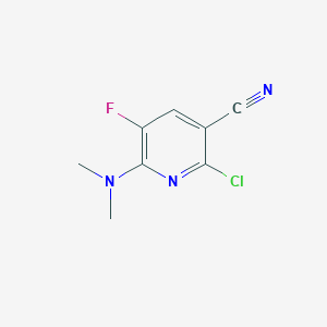 2-Chloro-6-(dimethylamino)-5-fluoronicotinonitrile