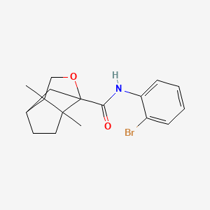 N-(2-bromophenyl)-3a,6a-dimethylhexahydro-1H-1,4-methanocyclopenta[c]furan-1-carboxamide