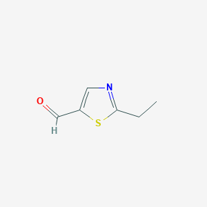 molecular formula C6H7NOS B1487461 2-Ethylthiazole-5-carbaldehyde CAS No. 933683-87-5