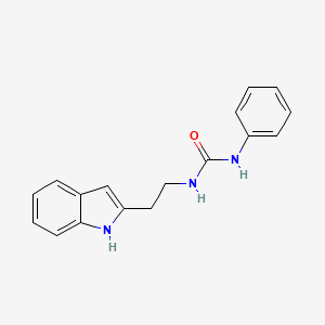 molecular formula C17H17N3O B14874719 1-(2-(1H-indol-2-yl)ethyl)-3-phenylurea 