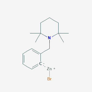 2-[(2,2,6,6-Tetramethyl-1-piperidino)methyl]phenylZinc bromide