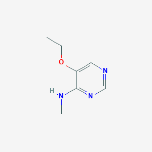 molecular formula C7H11N3O B14874779 5-ethoxy-N-methylpyrimidin-4-amine 