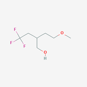 4,4,4-Trifluoro-2-(2-methoxyethyl)butan-1-ol