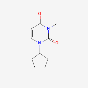 1-cyclopentyl-3-methylpyrimidine-2,4(1H,3H)-dione