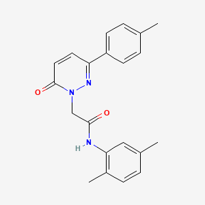 N-(2,5-dimethylphenyl)-2-(6-oxo-3-(p-tolyl)pyridazin-1(6H)-yl)acetamide