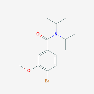 molecular formula C14H20BrNO2 B1487489 N,N-二异丙基-4-溴-3-甲氧基苯甲酰胺 CAS No. 1072944-37-6