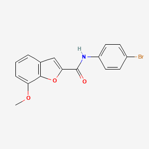 N-(4-bromophenyl)-7-methoxybenzofuran-2-carboxamide