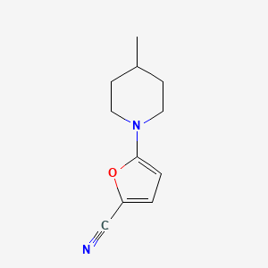 5-(4-Methylpiperidin-1-yl)furan-2-carbonitrile