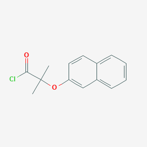 B1487494 2-Methyl-2-(2-naphthyloxy)propanoyl chloride CAS No. 65250-18-2