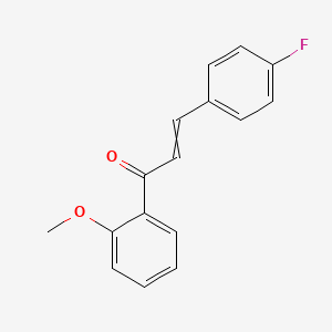 3-(4-Fluorophenyl)-1-(2-methoxyphenyl)prop-2-en-1-one