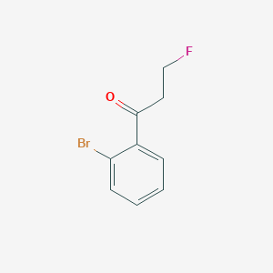 1-(2-Bromophenyl)-3-fluoro-propan-1-one