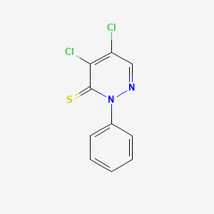 4,5-dichloro-2-phenylpyridazine-3(2H)-thione