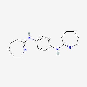 N,N'-bis-(4,5,6,7-tetrahydro-3H-azepin-2-yl)-benzene-1,4-diamine