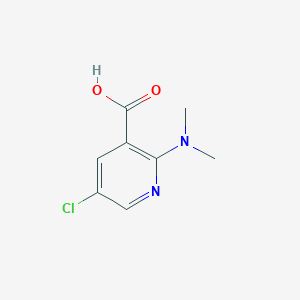 5-Chloro-2-(dimethylamino)nicotinic acid