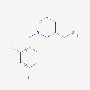 molecular formula C13H17F2NO B1487508 {1-[(2,4-Difluorophenyl)methyl]piperidin-3-yl}methanol CAS No. 415702-40-8