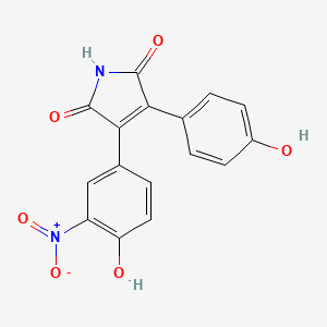 molecular formula C16H10N2O6 B1487512 Aqabamycin B CAS No. 1253641-94-9
