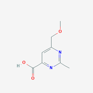 6-(Methoxymethyl)-2-methylpyrimidine-4-carboxylic acid