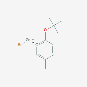 (2-t-Butoxy-5-methylphenyl)Zinc bromide