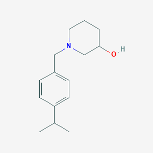 molecular formula C15H23NO B1487514 1-{[4-(Propan-2-yl)phenyl]methyl}piperidin-3-ol CAS No. 414886-97-8
