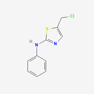 5-(chloromethyl)-N-phenyl-1,3-thiazol-2-amine