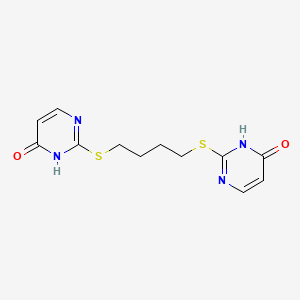 2,2'-(butane-1,4-diyldisulfanediyl)dipyrimidin-4(3H)-one