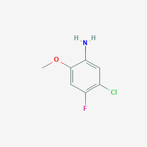 molecular formula C7H7ClFNO B1487518 5-Chloro-4-fluoro-2-methoxyaniline CAS No. 1394839-94-1