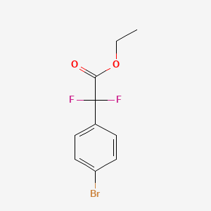 molecular formula C10H9BrF2O2 B1487520 Ethyl 2-(4-bromophenyl)-2,2-difluoroacetate CAS No. 1004305-97-8