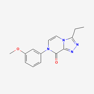 3-ethyl-7-(3-methoxyphenyl)-[1,2,4]triazolo[4,3-a]pyrazin-8(7H)-one