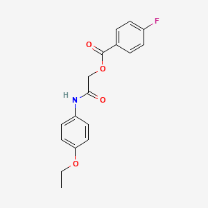 2-((4-Ethoxyphenyl)amino)-2-oxoethyl 4-fluorobenzoate