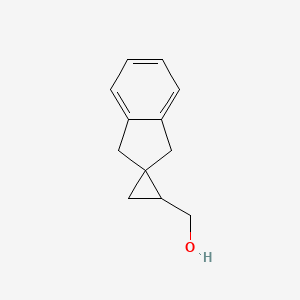 molecular formula C12H14O B14875299 (1',3'-Dihydrospiro[cyclopropane-1,2'-inden]-2-yl)methanol 