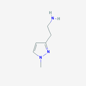 molecular formula C6H11N3 B1487535 2-(1-methyl-1H-pyrazol-3-yl)ethan-1-amine CAS No. 1221824-87-8