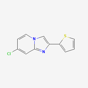 7-Chloro-2-(thiophen-2-yl)imidazo[1,2-a]pyridine