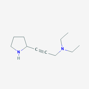 molecular formula C11H20N2 B14875410 N,N-diethyl-3-(pyrrolidin-2-yl)prop-2-yn-1-amine 