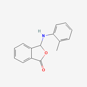 molecular formula C15H13NO2 B14875416 3-(o-tolylamino)isobenzofuran-1(3H)-one 