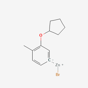 3-Cyclopentyloxy-4-methylphenylZinc bromide