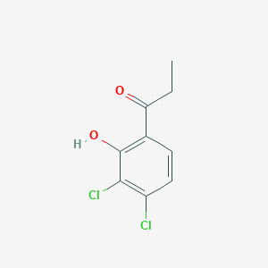 molecular formula C9H8Cl2O2 B1487544 1-(3,4-二氯-2-羟基苯基)丙酮 CAS No. 777067-72-8