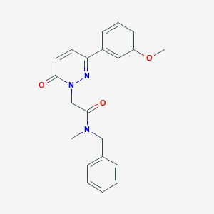 N-benzyl-2-(3-(3-methoxyphenyl)-6-oxopyridazin-1(6H)-yl)-N-methylacetamide