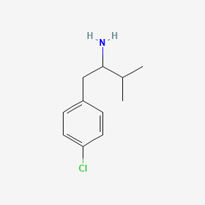 molecular formula C11H16ClN B1487552 1-(4-氯苯基)-3-甲基丁-2-胺 CAS No. 105871-09-8