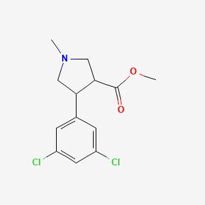 Methyl 4-(3,5-dichlorophenyl)-1-methylpyrrolidine-3-carboxylate