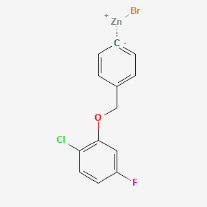 4-[(2'-Chloro-5'-fluorophenoxy)methyl]phenylZinc bromide