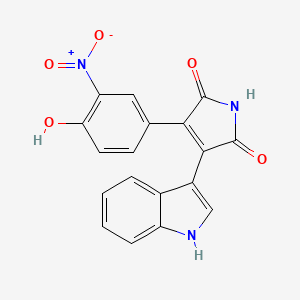 molecular formula C18H11N3O5 B1487561 Aqabamycin G CAS No. 1252019-82-1