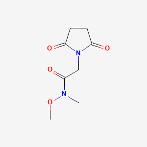 2-(2,5-dioxopyrrolidin-1-yl)-N-methoxy-N-methylacetamide