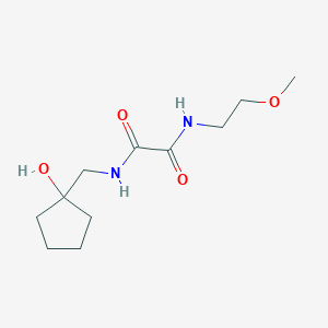 N1-((1-hydroxycyclopentyl)methyl)-N2-(2-methoxyethyl)oxalamide