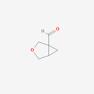 molecular formula C6H8O2 B14875679 3-Oxabicyclo[3.1.0]hexane-1-carbaldehyde CAS No. 2001858-28-0